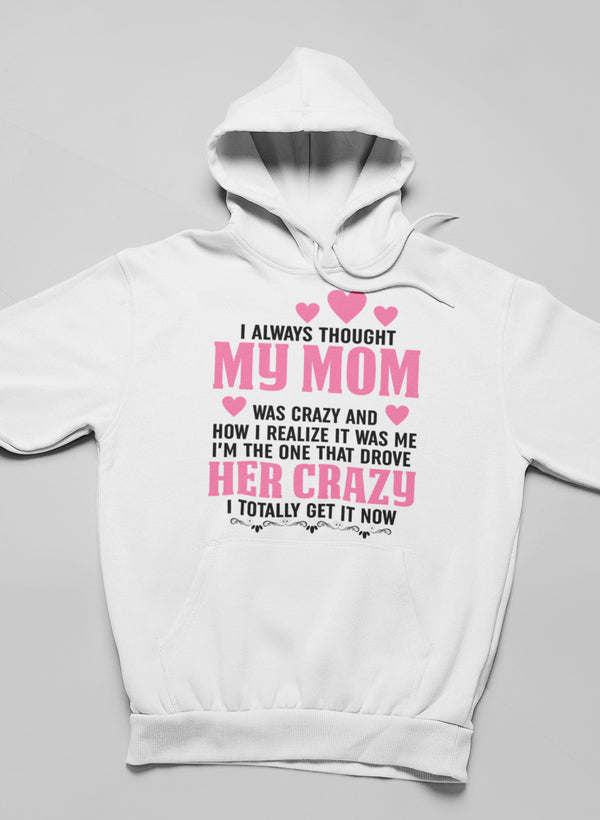 I Always Thought Hoodie shopmerchmallow Virgin Teez - Black Hoodie