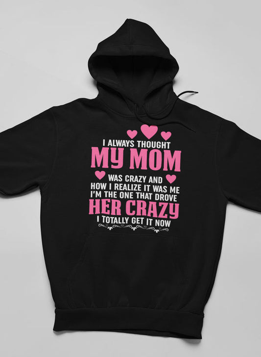 I Always Thought Hoodie shopmerchmallow Virgin Teez - Black Hoodie