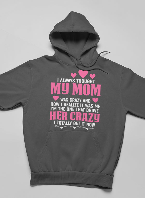 I Always Thought Hoodie shopmerchmallow Virgin Teez - Black Hoodie