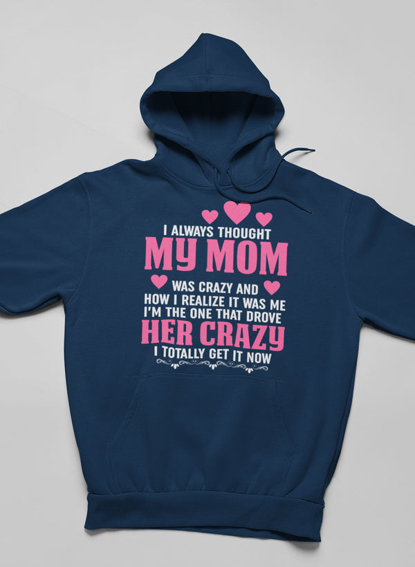 I Always Thought Hoodie shopmerchmallow Virgin Teez - Black Hoodie