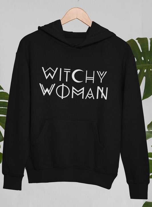 Witchy Woman Hoodie shopmerchmallow Virgin Teez - Black Hoodie