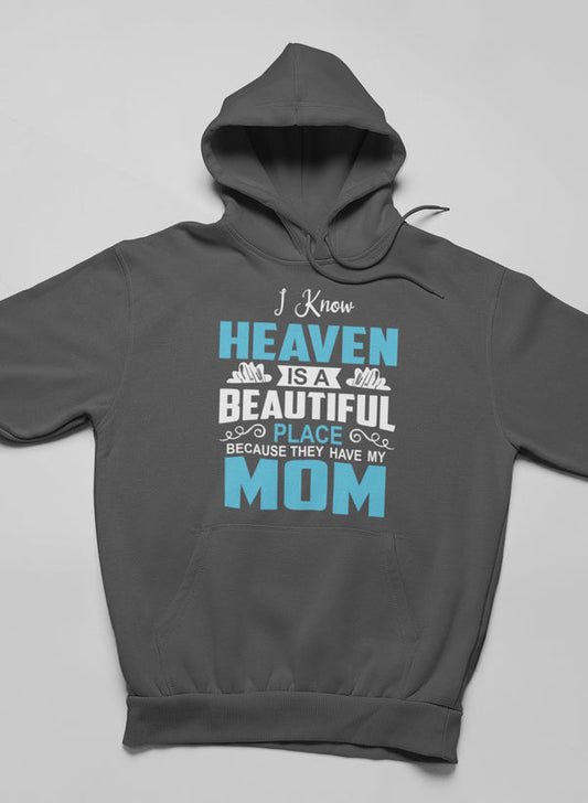 I Know Heaven Is A Beautiful Place Hoodie shopmerchmallow Virgin Teez - Black Hoodie