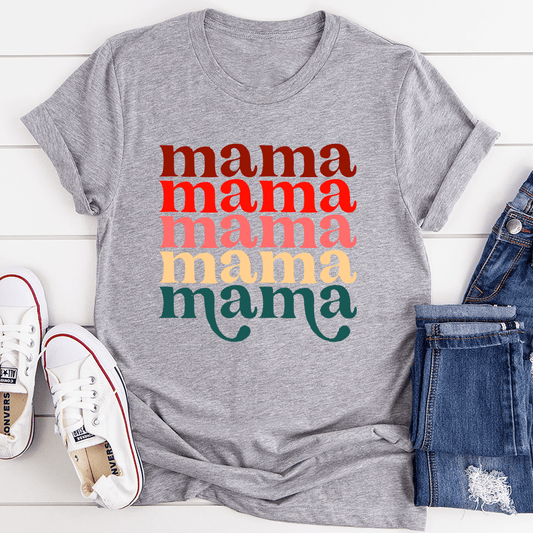 Mama Vintage Colors T-Shirt shopmerchmallow Mama Vintage Colors T-Shirt