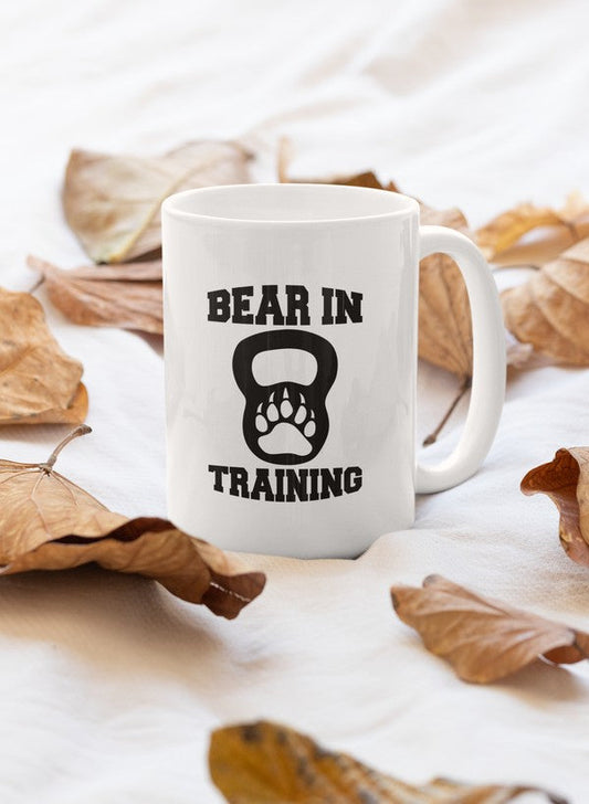 Bear In The Training Mug shopmerchmallow Virgin Teez  - A Future Wars Story Mug