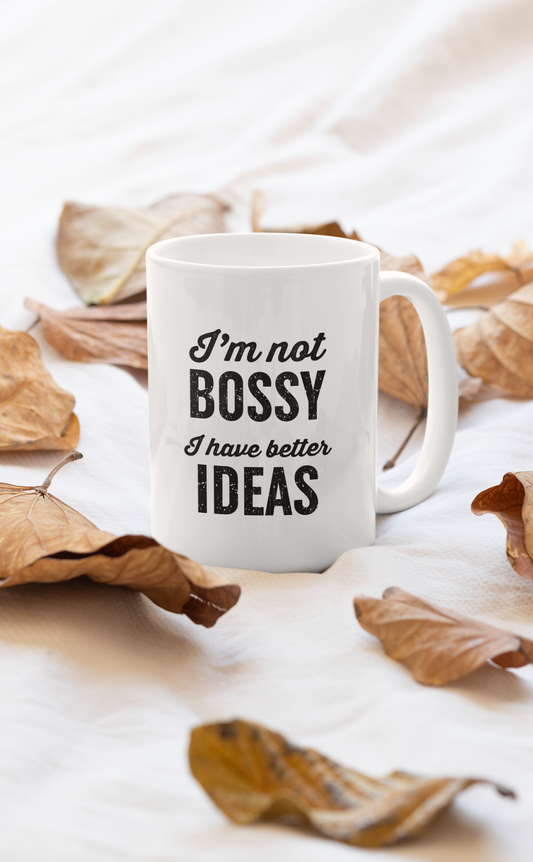 I'm Not Bossy Mug shopmerchmallow Virgin Teez  - A Future Wars Story Mug