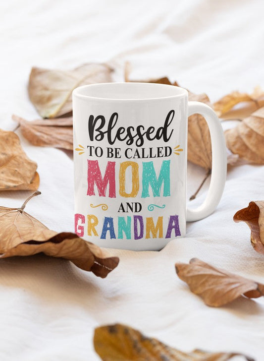 Blessed To Be Called Mom Mug shopmerchmallow Virgin Teez  - A Future Wars Story Mug