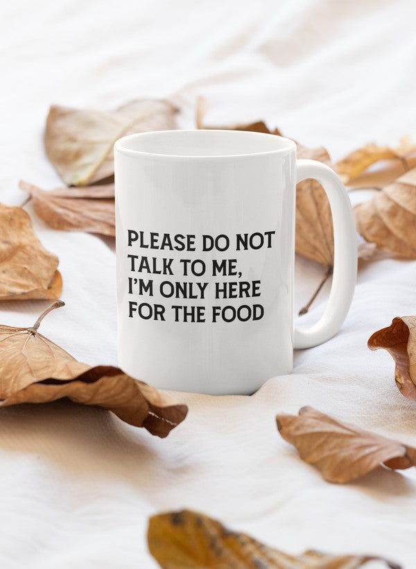Please Do Not Talk To Me Mug shopmerchmallow Virgin Teez  - A Future Wars Story Mug
