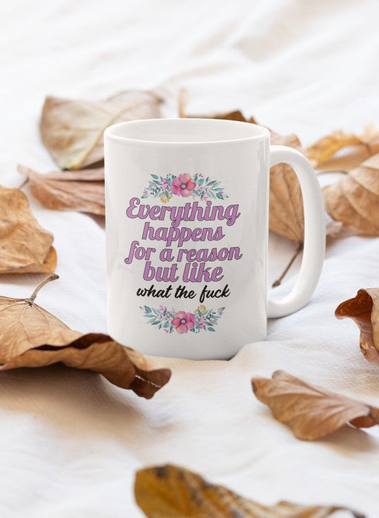 Everythink Happens Mug shopmerchmallow Virgin Teez  - A Future Wars Story Mug