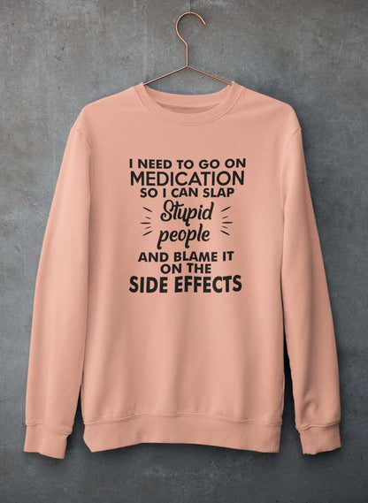 I Need To Go On Medication Sweat Shirt shopmerchmallow Virgin Teez - Black Hoodie