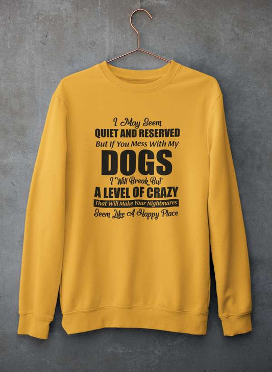 I May Seem Quiet And Reserved Sweat Shirt shopmerchmallow Virgin Teez - Black Hoodie