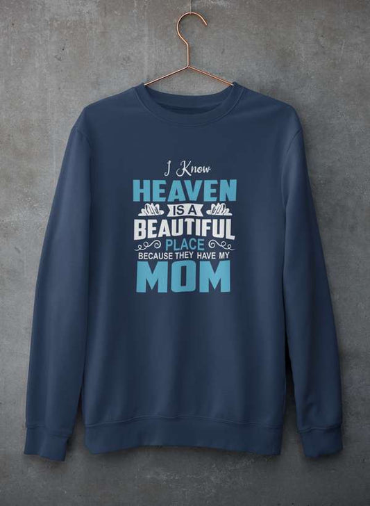 I Know Heaven Is A Beautiful Place  Sweat Shirt shopmerchmallow Virgin Teez - Black Hoodie
