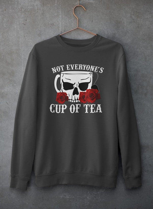 Not Everyone's Cup Of Tea Sweat Shirt shopmerchmallow Virgin Teez - Black Hoodie