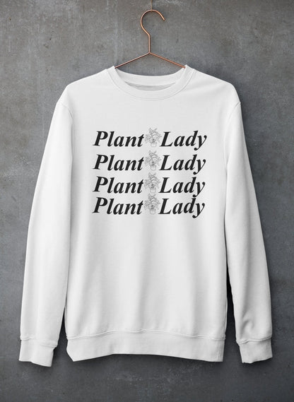 Plant Lady Sweat Shirt shopmerchmallow Virgin Teez - Black Hoodie