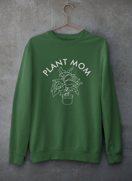 Plant Mom Sweat Shirt shopmerchmallow Virgin Teez - Black Hoodie
