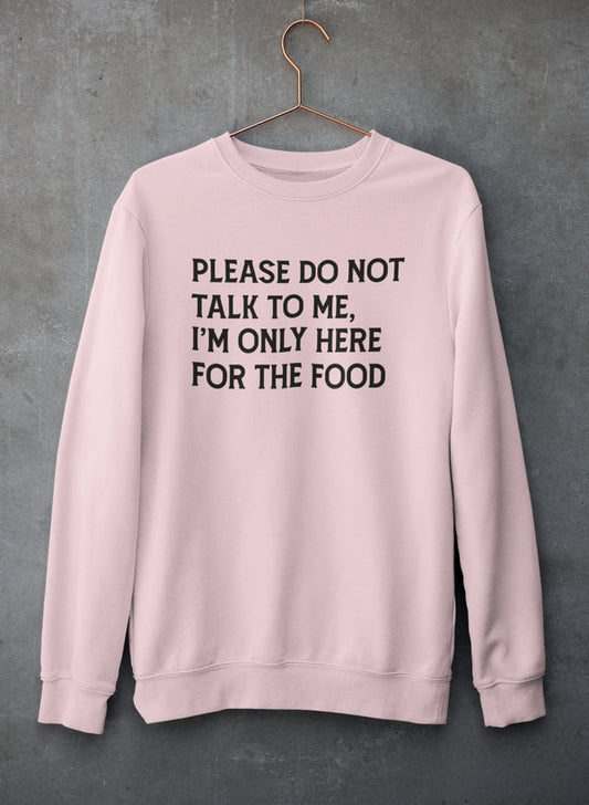 Please Do Not Talk To Me Sweat Shirt shopmerchmallow Virgin Teez - Black Hoodie