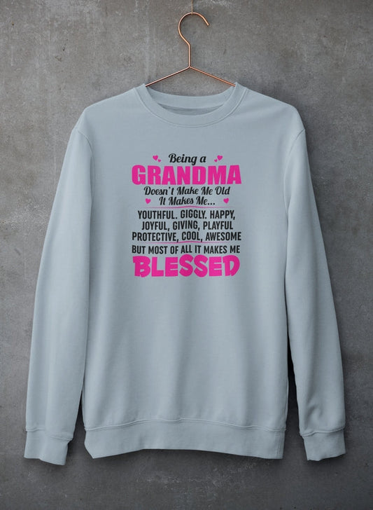 Being A Grandma Doesn't Make Me Old It Sweat Shirt shopmerchmallow Virgin Teez - Black Hoodie