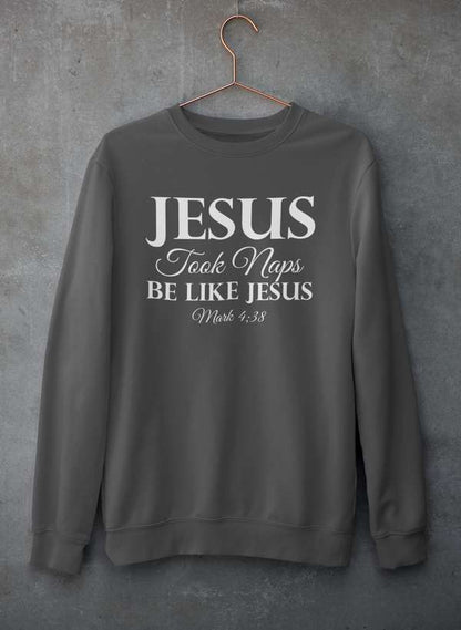 Jesus Took Naps Be Like Jesus Sweat Shirt shopmerchmallow Virgin Teez - Black Hoodie