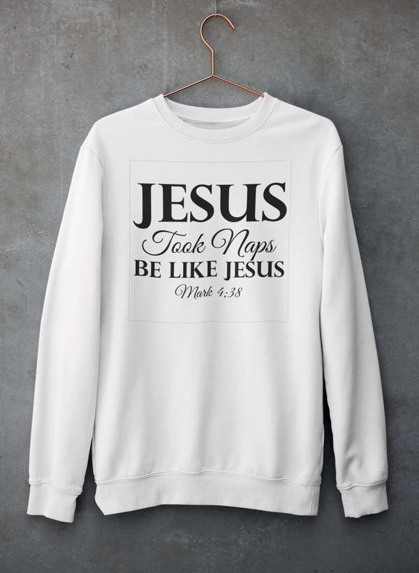 Jesus Took Naps Be Like Jesus Sweat Shirt shopmerchmallow Virgin Teez - Black Hoodie