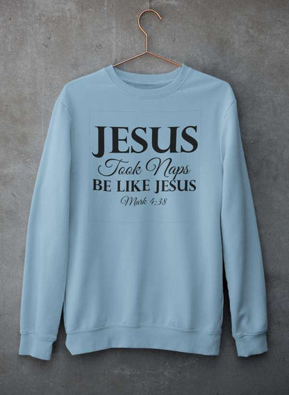 Jesus Took Naps Be Like Jesus Sweat Shirt shopmerchmallow Virgin Teez - Black Hoodie