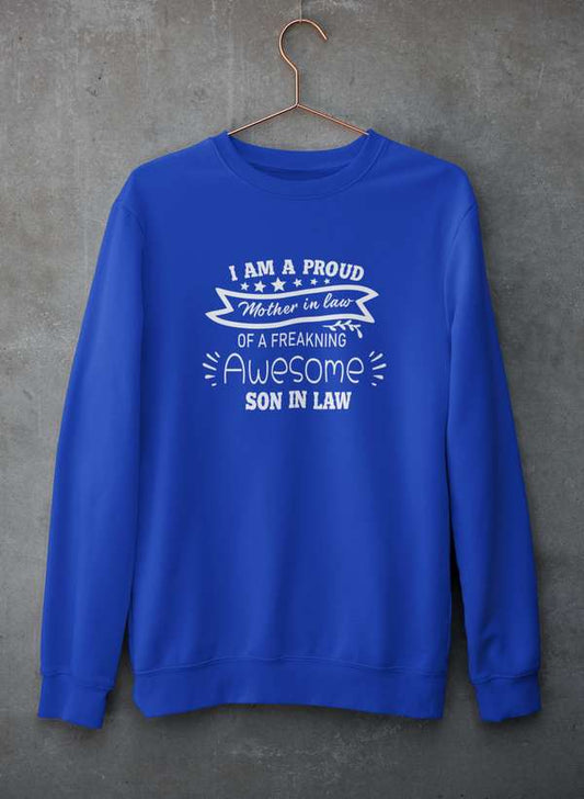 I Am A Proud Mother In Law Sweat Shirt shopmerchmallow Virgin Teez - Black Hoodie