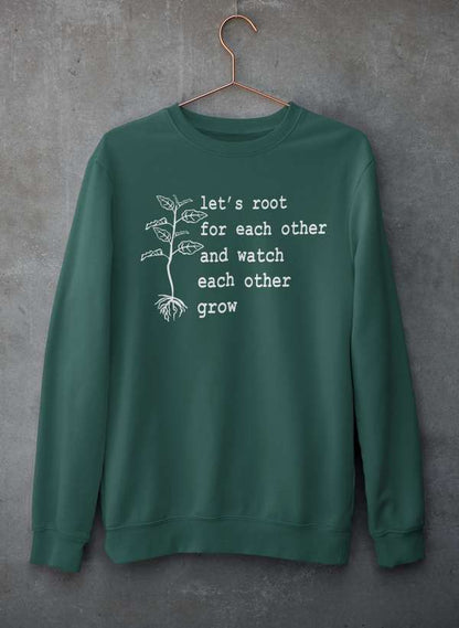 Let's Root For Each Other Sweat Shirt shopmerchmallow Virgin Teez - Black Hoodie