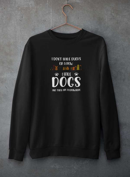 I Don't Have Ducks Or A Row  Sweat Shirt shopmerchmallow Virgin Teez - Black Hoodie