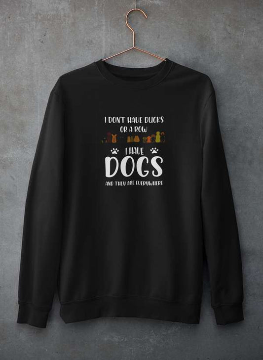 I Don't Have Ducks Or A Row  Sweat Shirt shopmerchmallow Virgin Teez - Black Hoodie