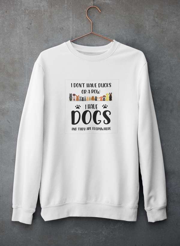 I Don't Have Ducks Or A Row  Sweat Shirt shopmerchmallow Virgin Teez - Black Hoodie
