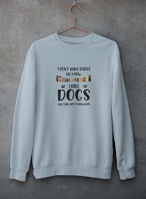 I Don't Have Ducks Or A Row  Sweat Shirt shopmerchmallow Virgin Teez - Black Hoodie