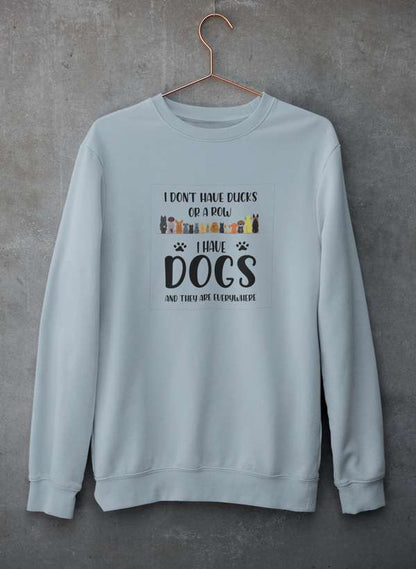 I Don't Have Ducks Or A Row  Sweat Shirt shopmerchmallow Virgin Teez - Black Hoodie