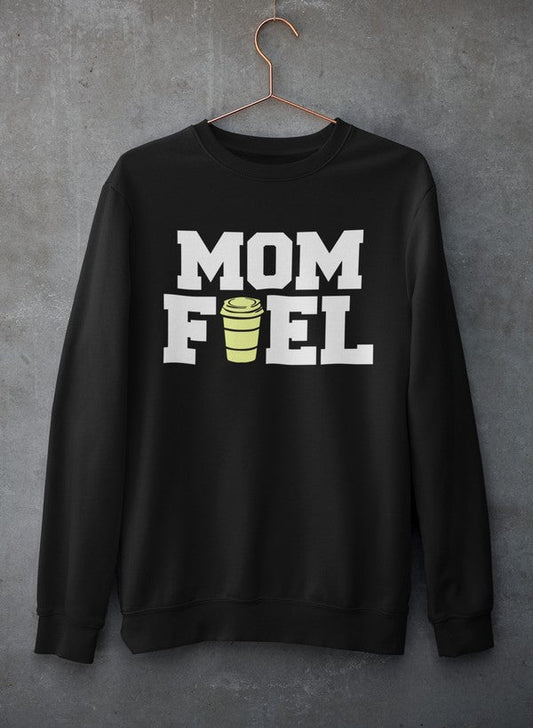 Mom fiel Sweat Shirt shopmerchmallow Virgin Teez - Black Hoodie