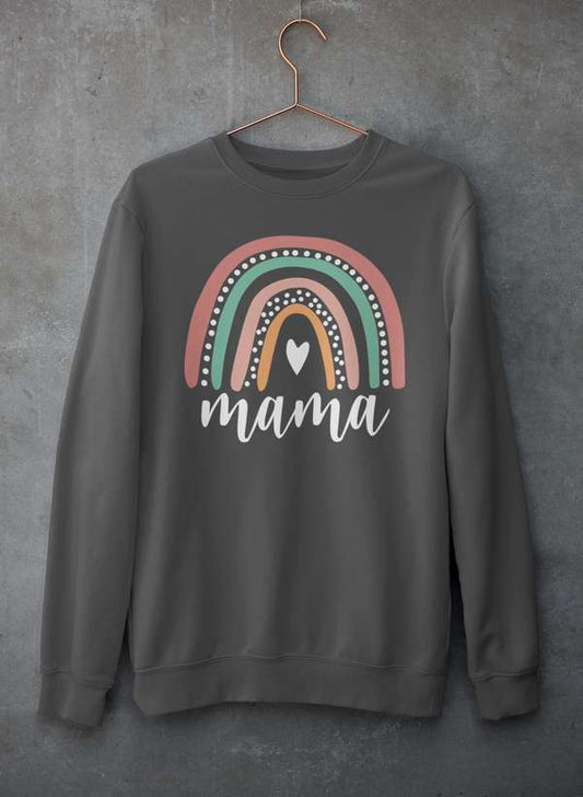 MAMA Sweat Shirt shopmerchmallow Virgin Teez - Black Hoodie