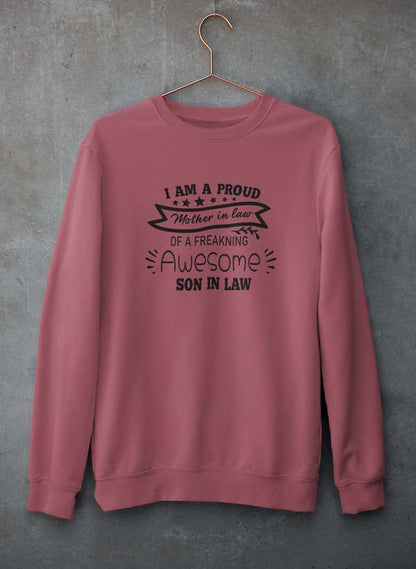 I Am A Proud Mother In Law Sweat Shirt shopmerchmallow Virgin Teez - Black Hoodie