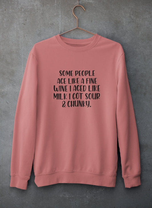 Sour & Chunky Sweat Shirt shopmerchmallow Virgin Teez - Black Hoodie