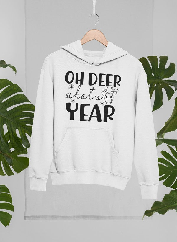 Oh Deer What A Year Hoodie