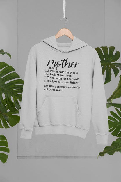 Mom Noun Mom Hoodie shopmerchmallow Virgin Teez - Black Hoodie