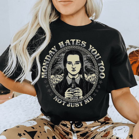 Monday Hates You Too T-Shirt shopmerchmallow Monday Hates You Too T-Shirt