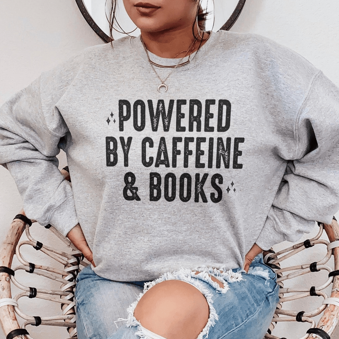Powered By Caffeine & Books shopmerchmallow Powered By Caffeine & Books