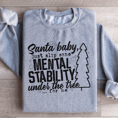 Santa Put Some Mental Stability Under The Tree For Me shopmerchmallow Santa Put Some Mental Stability Under The Tree For Me