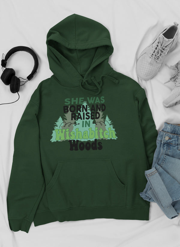 Born & Raised Hoodie shopmerchmallow Virgin Teez - Black Hoodie