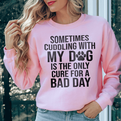 Sometimes Cuddling With My Dog shopmerchmallow Sometimes Cuddling With My Dog