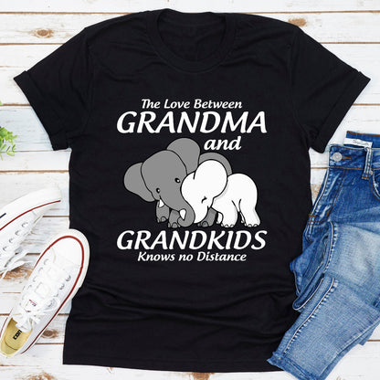 The Love Between Grandma And Grandkids Knows No Distance T-Shirt