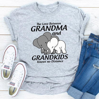 The Love Between Grandma And Grandkids Knows No Distance T-Shirt