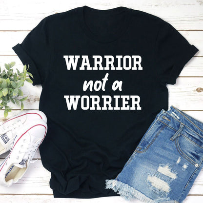 Warrior Not A Worrier T-Shirt shopmerchmallow Warrior Not A Worrier T-Shirt