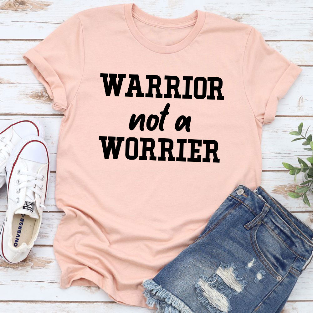 Warrior Not A Worrier T-Shirt shopmerchmallow Warrior Not A Worrier T-Shirt